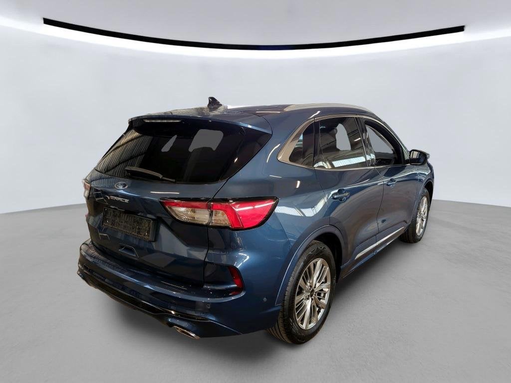 Ford Kuga 2.5 PHEV Vignale PANODAK l ACC l B&O l TREKHAAK, Gebruikt, Zwart, 4 cilinders, Blauw