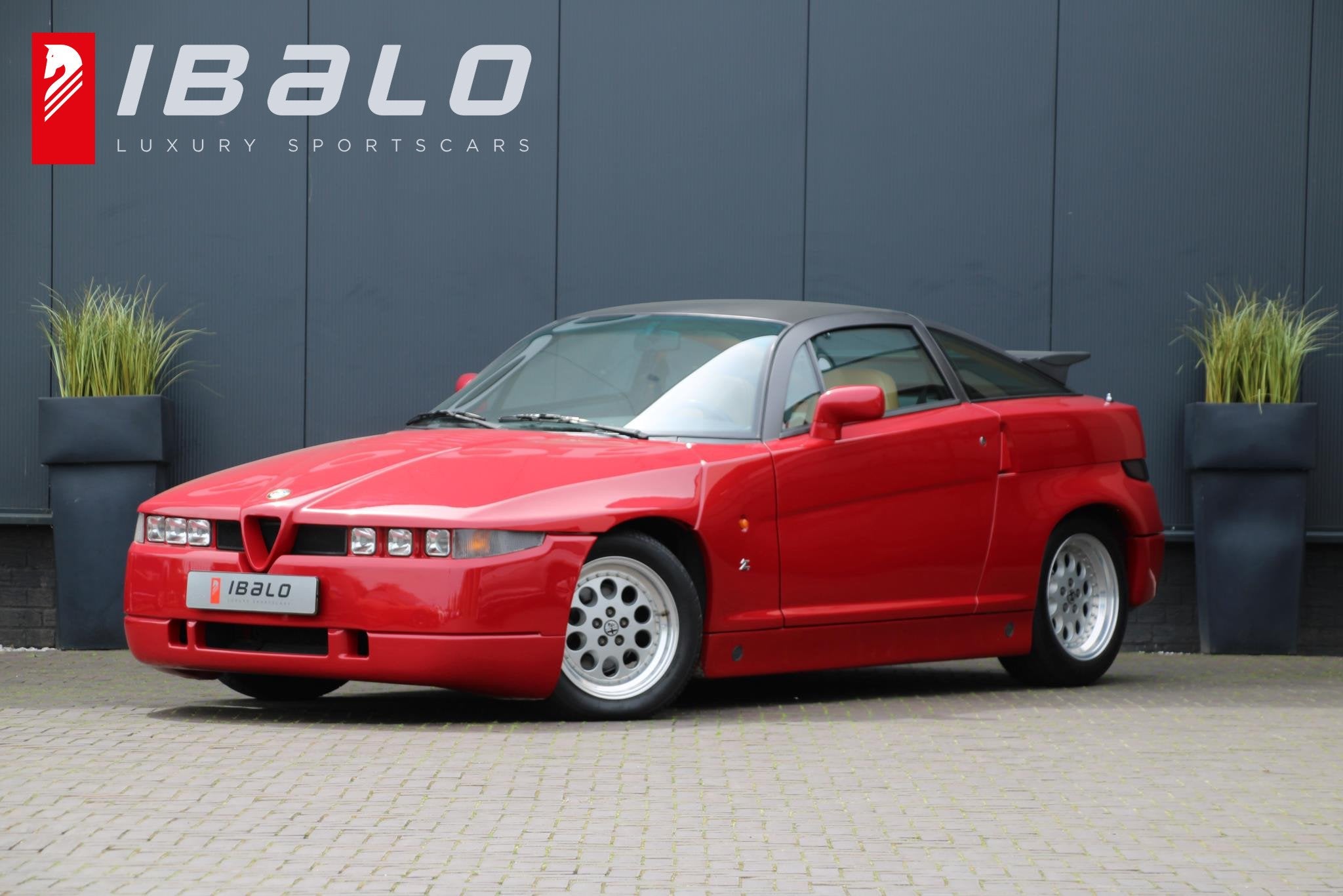 Alfa Romeo SZ Coupé | Il Mostro | BTW auto |, Auto's, Voorwielaandrijving, Beige, 4 stoelen, Leder