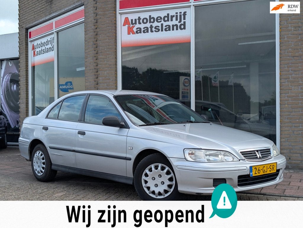 Honda Accord 1.6i LS - Airco - WEINIG KILOMETERS -, Auto's, Honda, Metallic lak, Stof, Gebruikt, Zwart