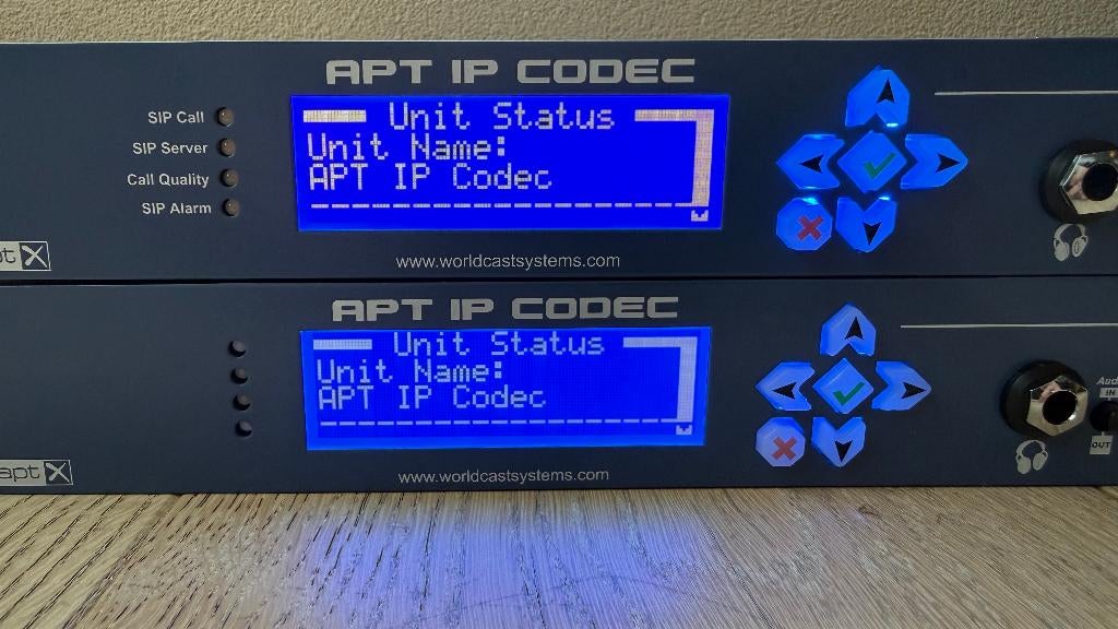 Worldcast APT IP Codec meerdere stuks, Ophalen of Verzenden, Zo goed als nieuw, Audio