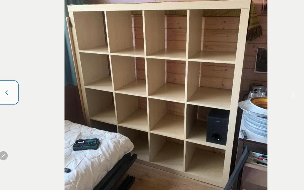Ikea vakkenkast, Huis en Inrichting, Ophalen, Met plank(en), 100 tot 150 cm, 100 tot 150 cm