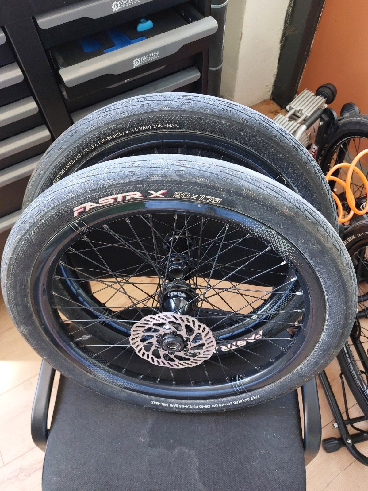 SD Carbon velgenset 20 inch BMX, Ophalen, BMX, Carbon