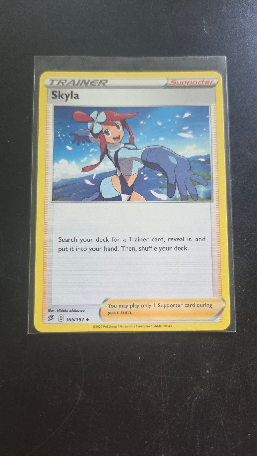 Skyla 166/192 Rebel Clash Pokémon Kaart, Hobby en Vrije tijd, Verzamelkaartspellen | Pokémon, Verzenden, Zo goed als nieuw, Losse kaart
