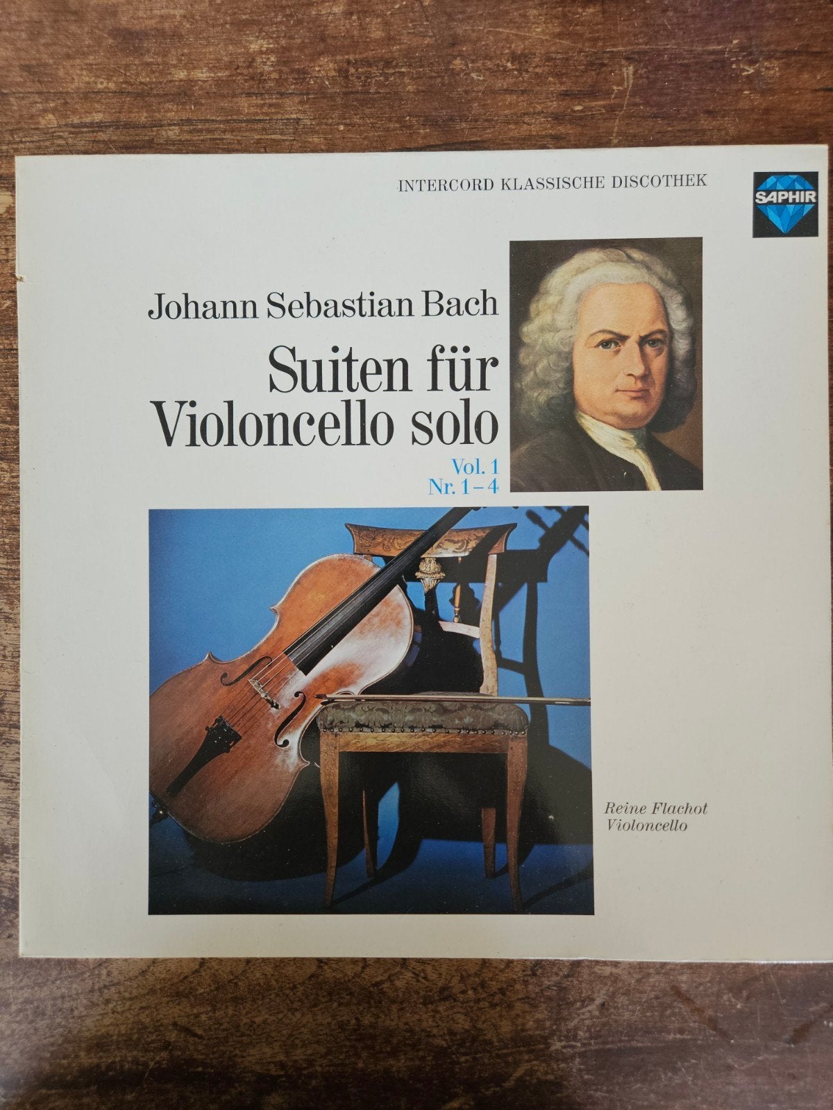 Johann Sebastian Bach - Suiten für Violoncello solo Vol. 1, Ophalen of Verzenden, Barok, Gebruikt, Kamermuziek