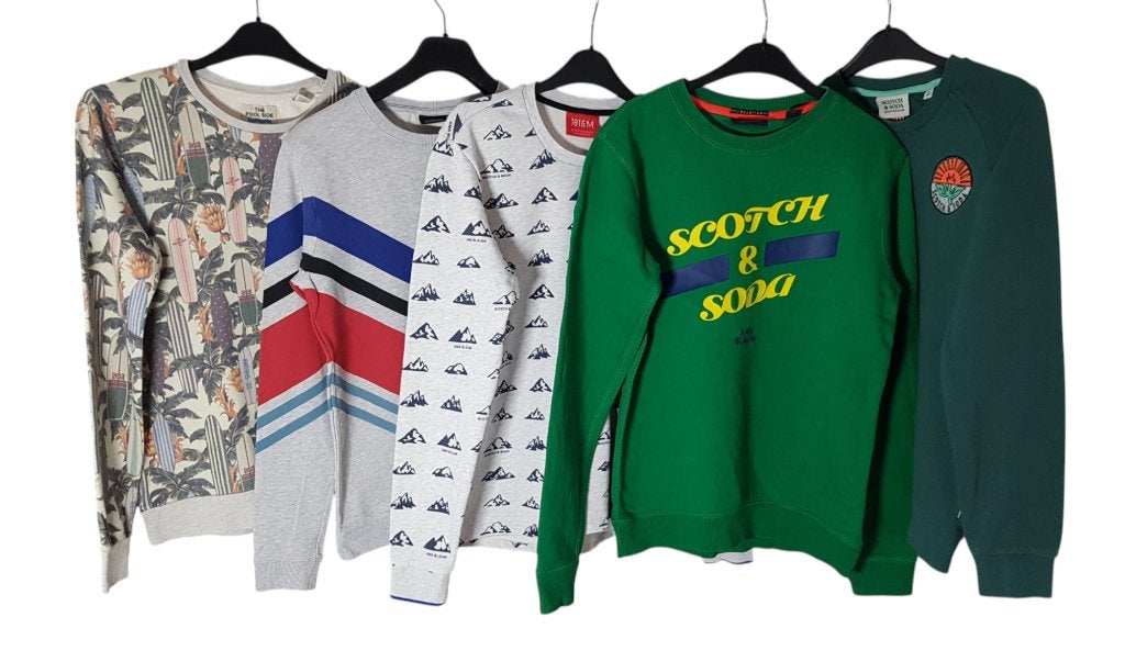 Prachtige groene SCOTCH SHRUNK sweater mt 16/176.NIEUWSTAAT!, Verzenden, Trui of Vest, Zo goed als nieuw, Scotch & Soda