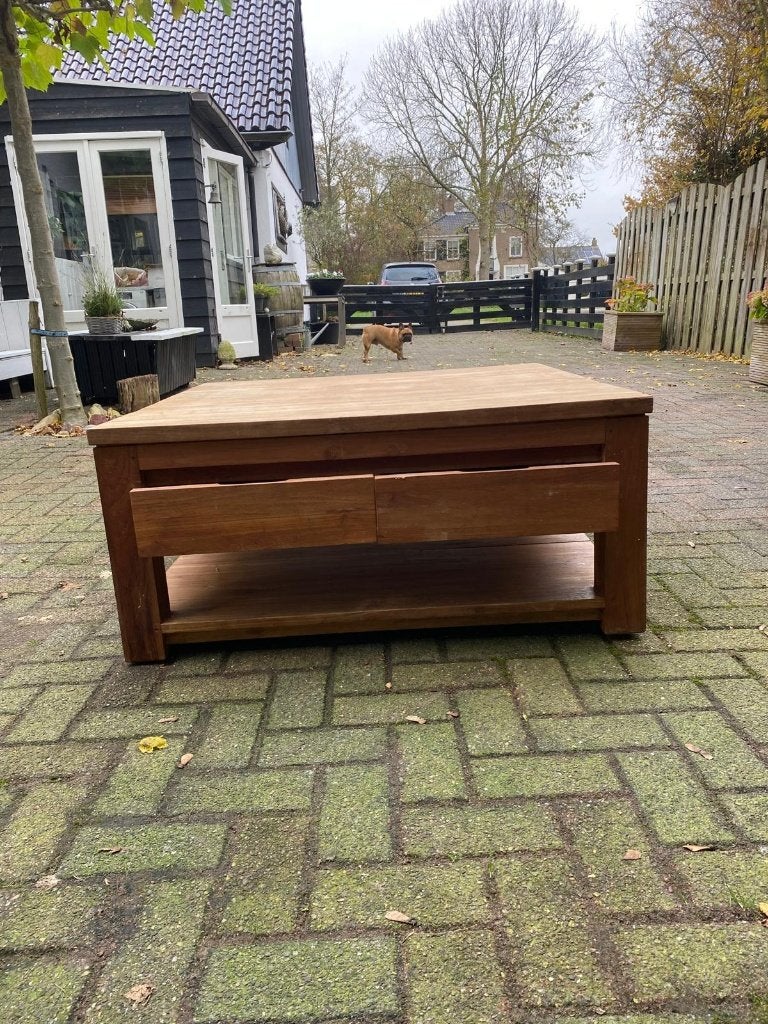 salon tafel, Ophalen, Gebruikt, 50 tot 100 cm, Vierkant