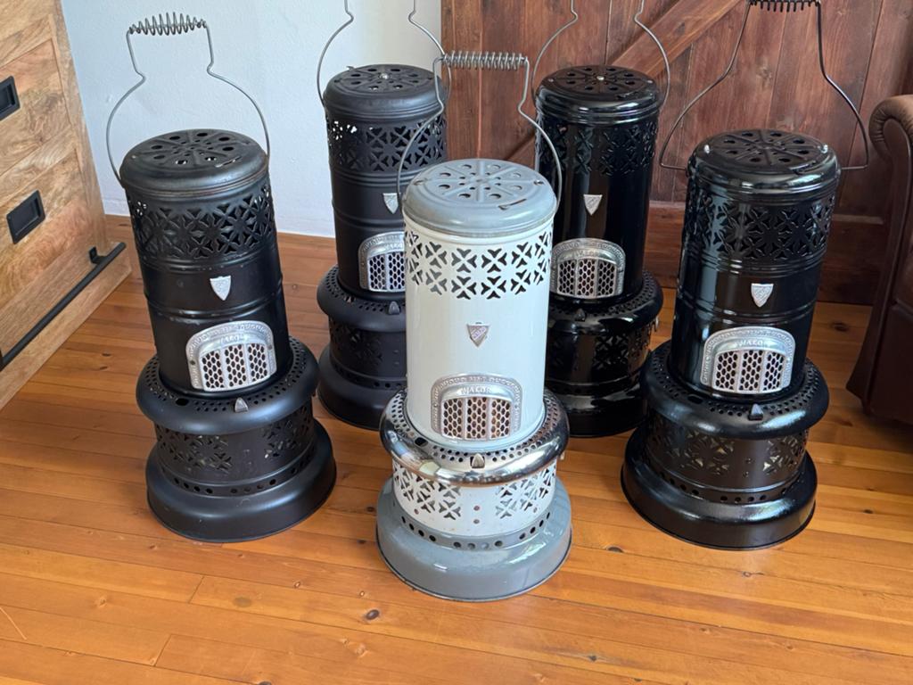5 x Valor 525 petroleumkachel, Huis en Inrichting, Overige brandstoffen, Petroleumkachel, Ophalen of Verzenden, Zo goed als nieuw