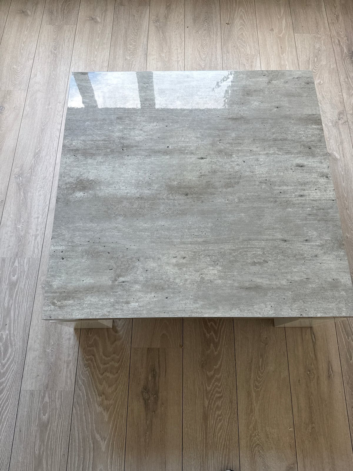 Salontafel met betonlook -alle vier stukken voor een prijs, Overige materialen, Gebruikt, Vierkant, 5 – 50