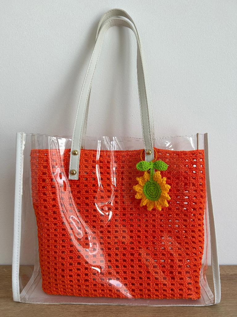 Damestas - Handgemaakt - Nieuw, Ophalen, Nieuw, Oranje, Handtas
