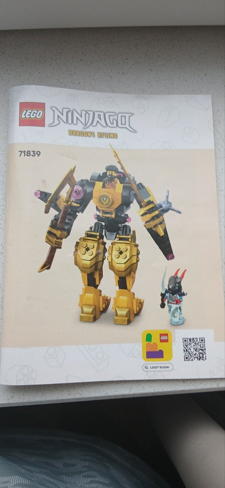 Lego Ninjago Dragons Rising bouwinstructies, Gebruikt, Lego, Accessoire, Ophalen of Verzenden