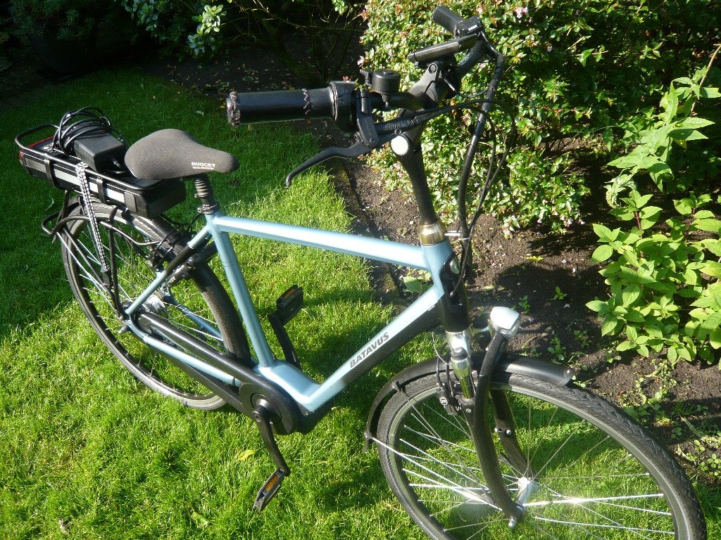 mooie aluminium 28" 53cm Batavus Stream E bike 7v, Fietsen en Brommers, Elektrische fietsen, 51 tot 55 cm, Ophalen, Gebruikt, Batavus