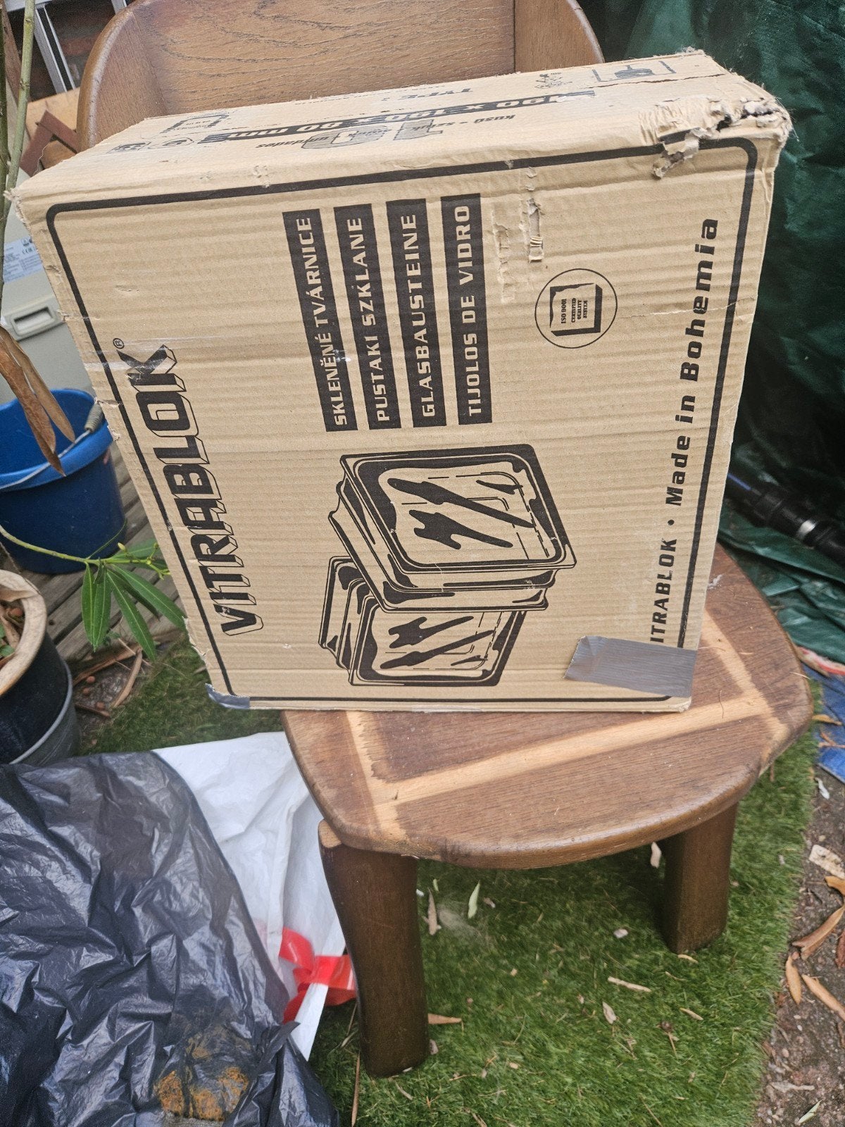 10 Nieuwe glasblokken 190x190x80 mm - Vitrablok, Doe-het-zelf en Verbouw, Ophalen of Verzenden, Nieuw, Minder dan 80 cm, Overige typen