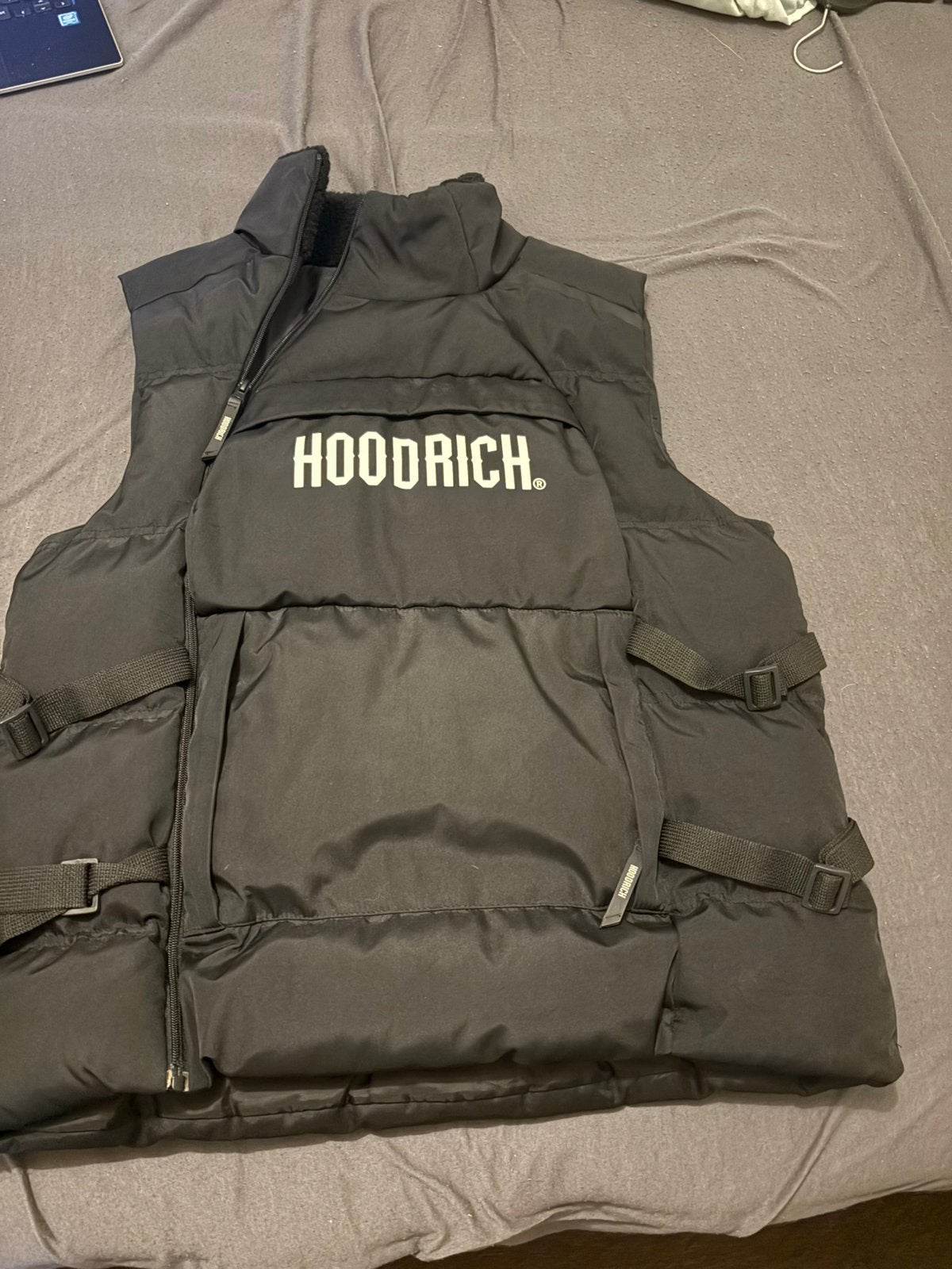 Hoodrich bodywarmer maat M, Kleding | Heren, Ophalen, Zo goed als nieuw, Maat 48/50 (M), Zwart