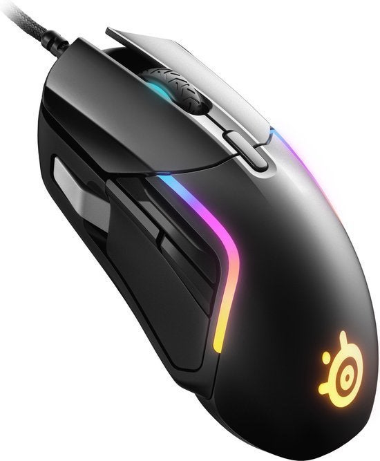 SteelSeries Rival 5 Gaming Muis - Zo goed als nieuw, Computers en Software, Rechtshandig, Muis, Ergonomisch, Ophalen of Verzenden