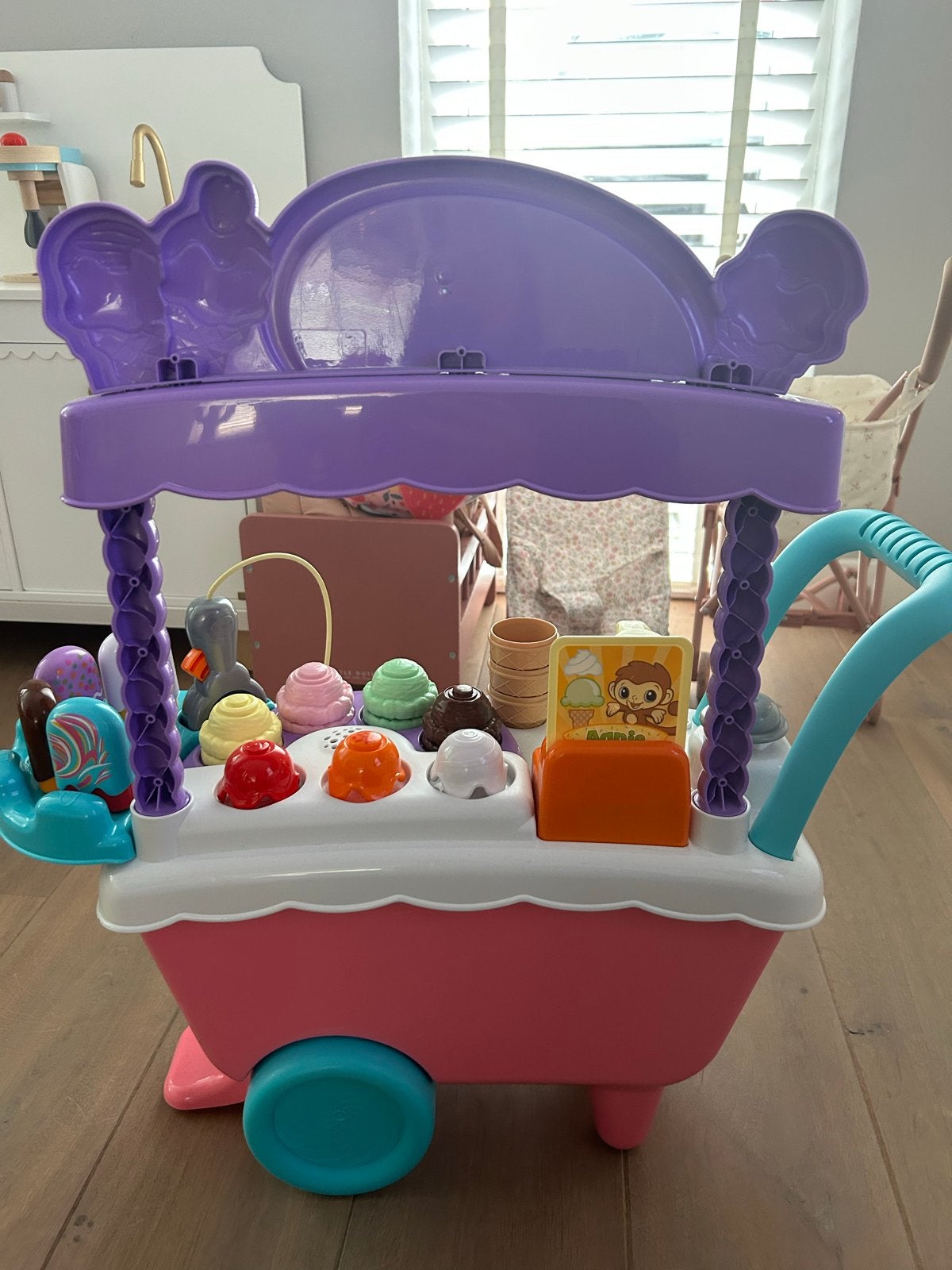 VTech Schep & Leer IJscokar - Interactief Speelgoed, Kinderen en Baby's, Ophalen, Zo goed als nieuw, Overige typen, Met licht