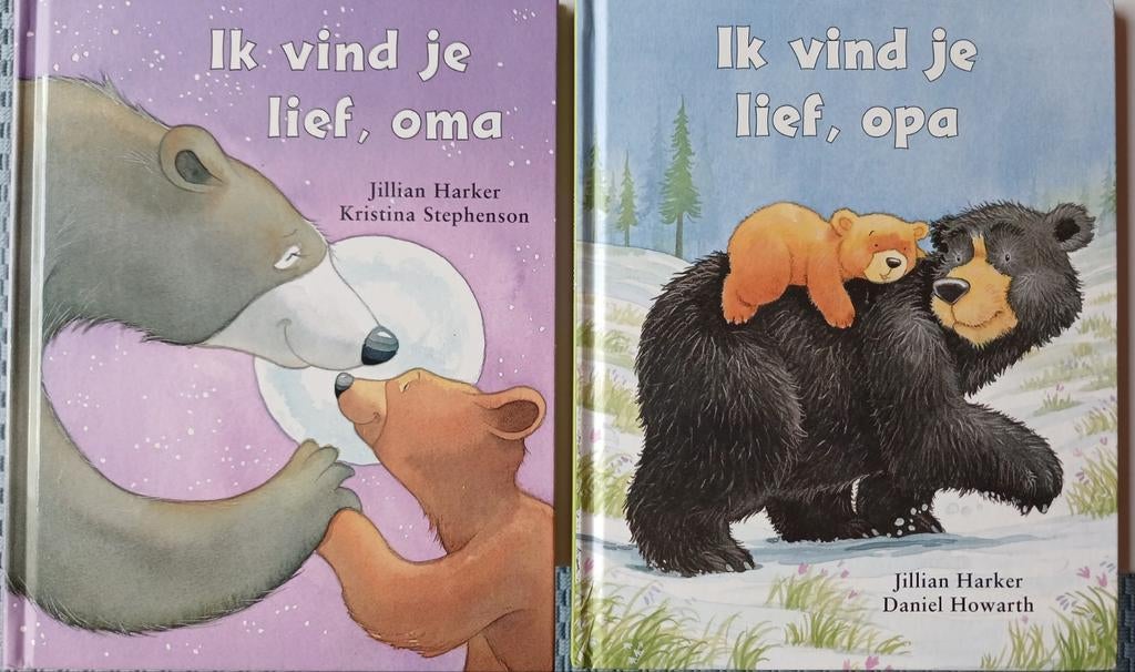 Jillian Harker - Ik vind je lief, oma Ik vind je lief, opa, Ophalen of Verzenden, Zo goed als nieuw, Jillian Harker
