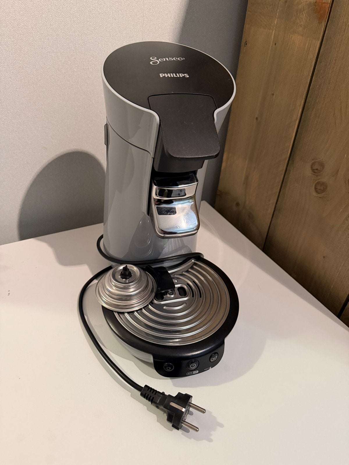 Philips Senseo Koffiezetapparaat - Grijs, Koffiepads en cups, Gebruikt, Koffiemachine, Ophalen of Verzenden