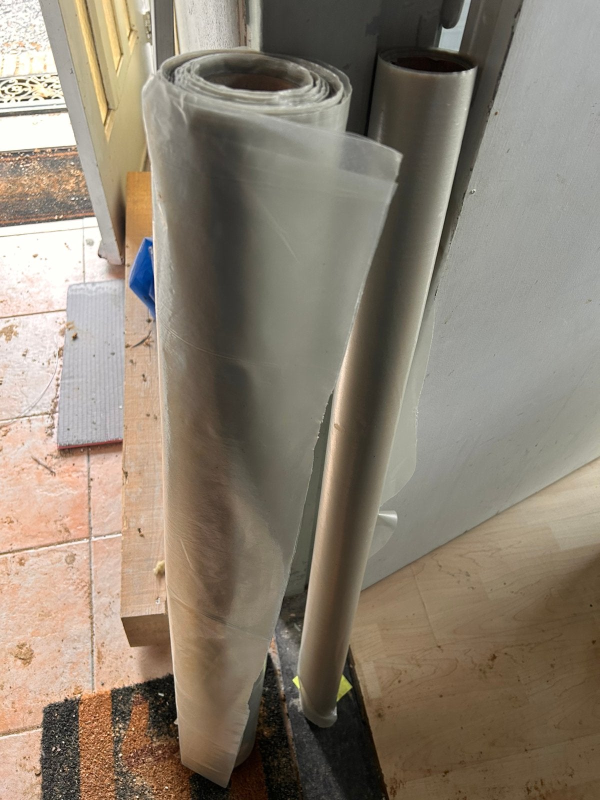 Bouwfolie 4 x 50 en 2 x 50 T200, Doe-het-zelf en Verbouw, Ophalen, Zo goed als nieuw, 15 m² of meer, Folie