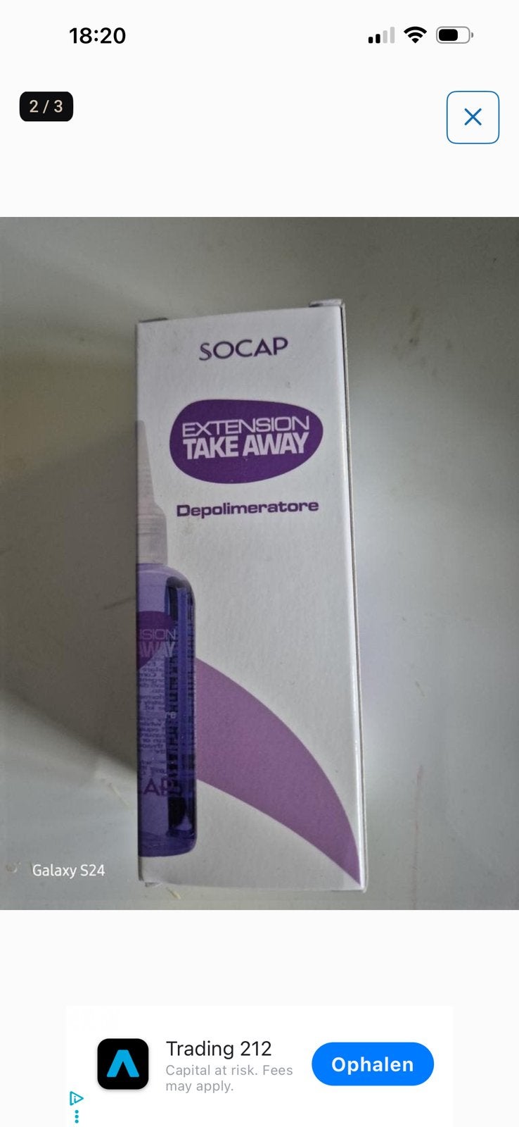Haar EXTENSION TAKE AWAY, Ophalen of Verzenden, Zo goed als nieuw
