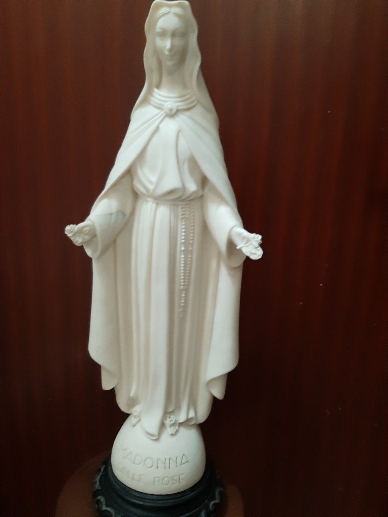 Madonna beeld groot wit, Ophalen
