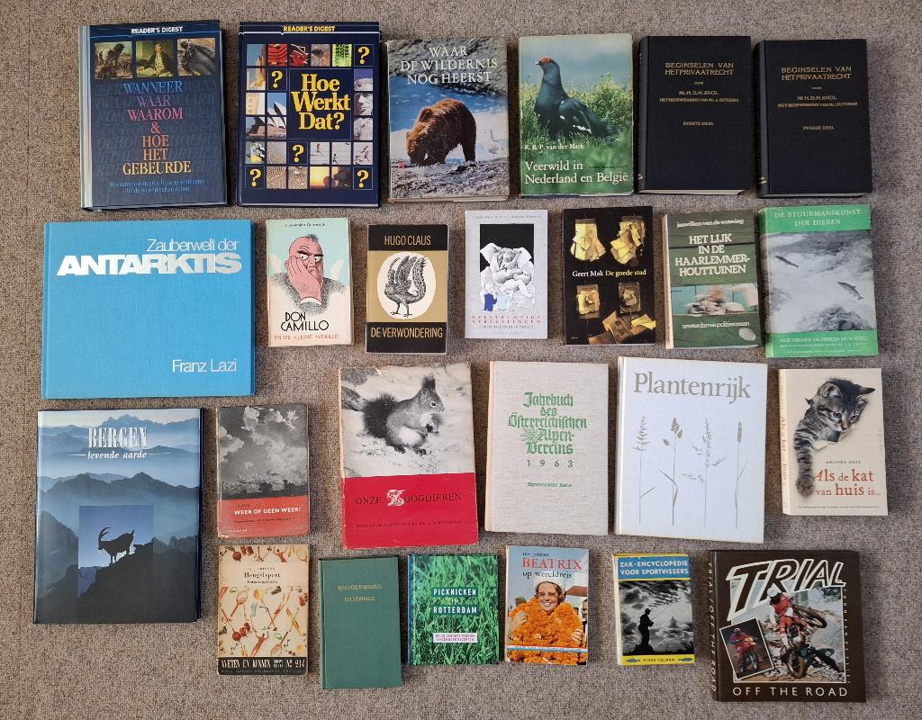 grote partij boeken, Ophalen, Gelezen, Verschillende onderwerpen