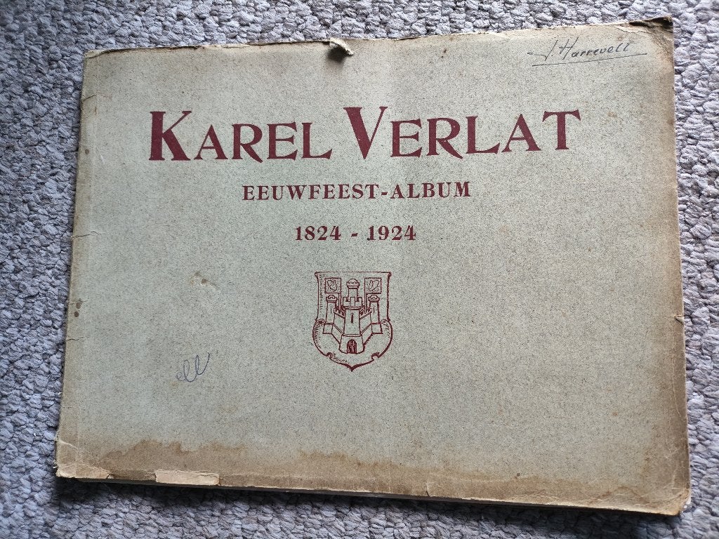 Karel Verlat Eeuwfeest-album 1824-1924, Ophalen of Verzenden