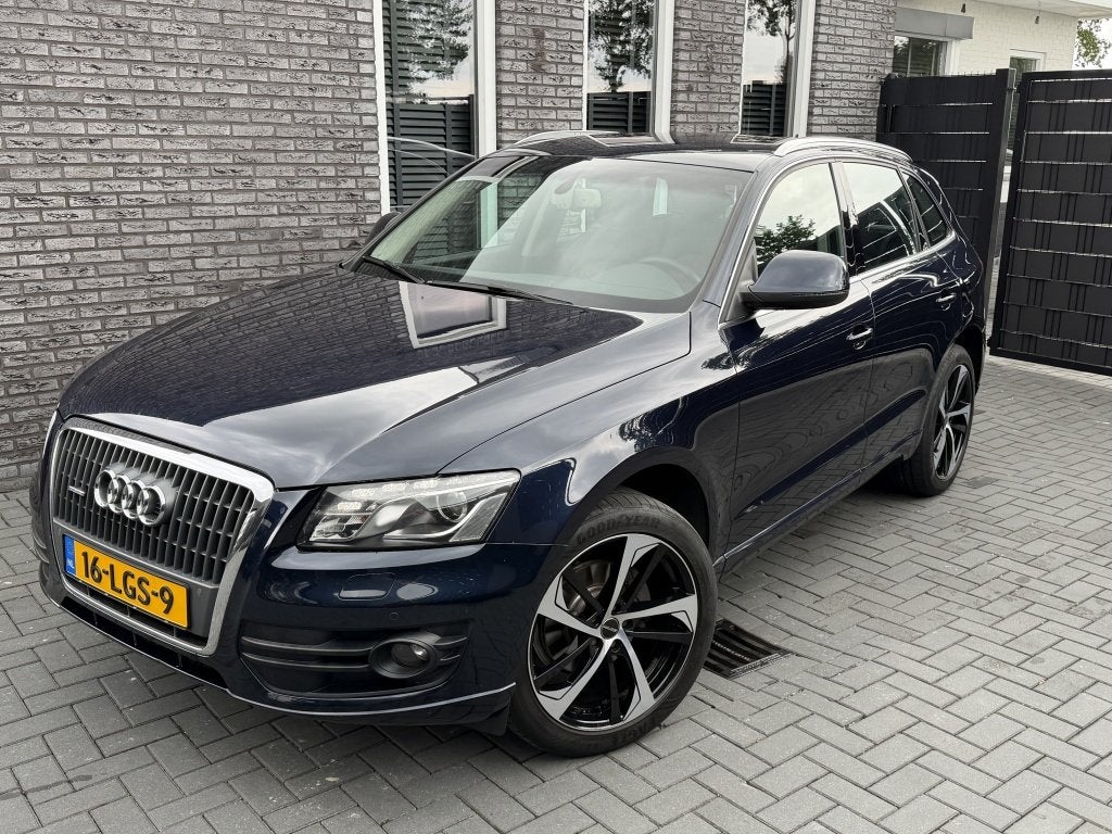 Audi Q5 2.0TFSI Quattro Pro Line| AUTOMAAT| LEER| 20"| CLIMA, Auto's, Automaat, Gebruikt, 4 cilinders, Blauw