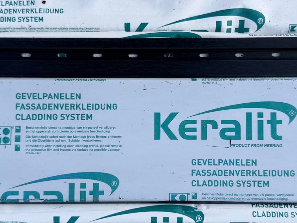 1x 6m Keralit Sponningdeel 143 - Monumentenblauw (RAL5004), Doe-het-zelf en Verbouw, Platen en Panelen, Ophalen, Nieuw, Overige materialen