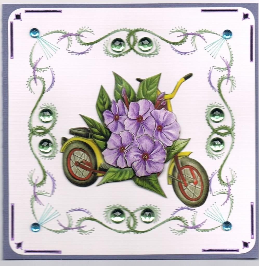 borduur kaart met stras steentjes, Ophalen of Verzenden, Nieuw, Natuur
