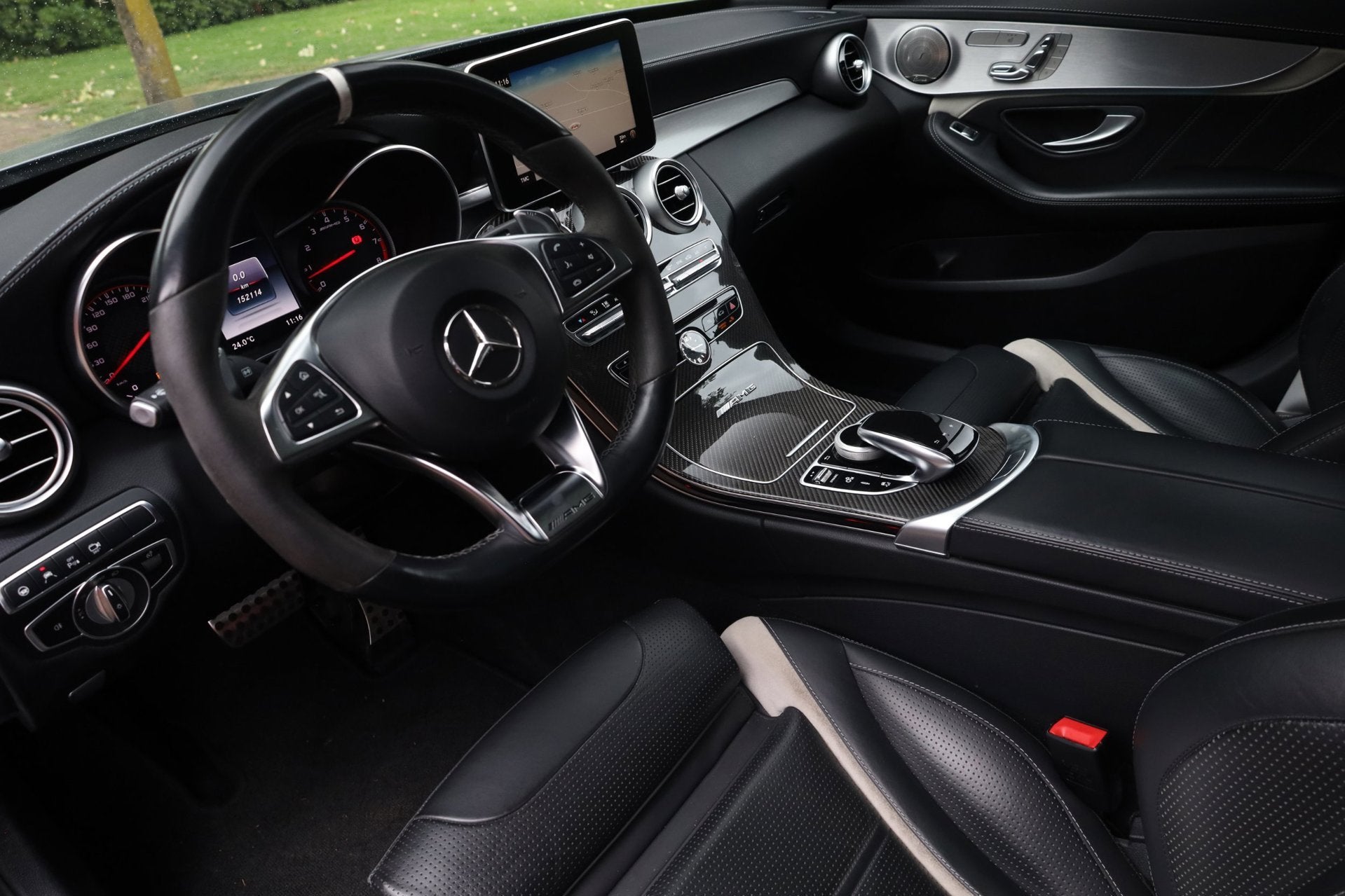 Mercedes-Benz C-klasse Estate AMG 63 S Aut. | Panorama | Des, Automaat, Dealer onderhouden, Achterwielaandrijving, Gebruikt