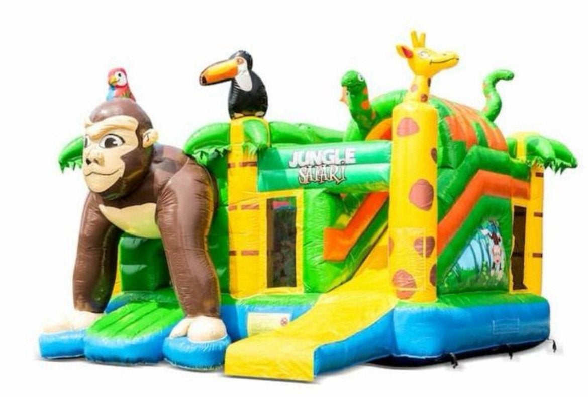 Multiplay Safari Springkussen te huur, Hobby en Vrije tijd, Ophalen, Zo goed als nieuw, Overige