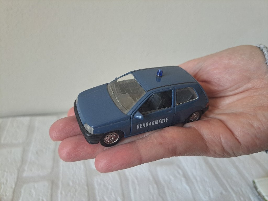 Renault Clio Gendarmerie 1992 1:43 Solido, Ophalen of Verzenden, Zo goed als nieuw, Auto