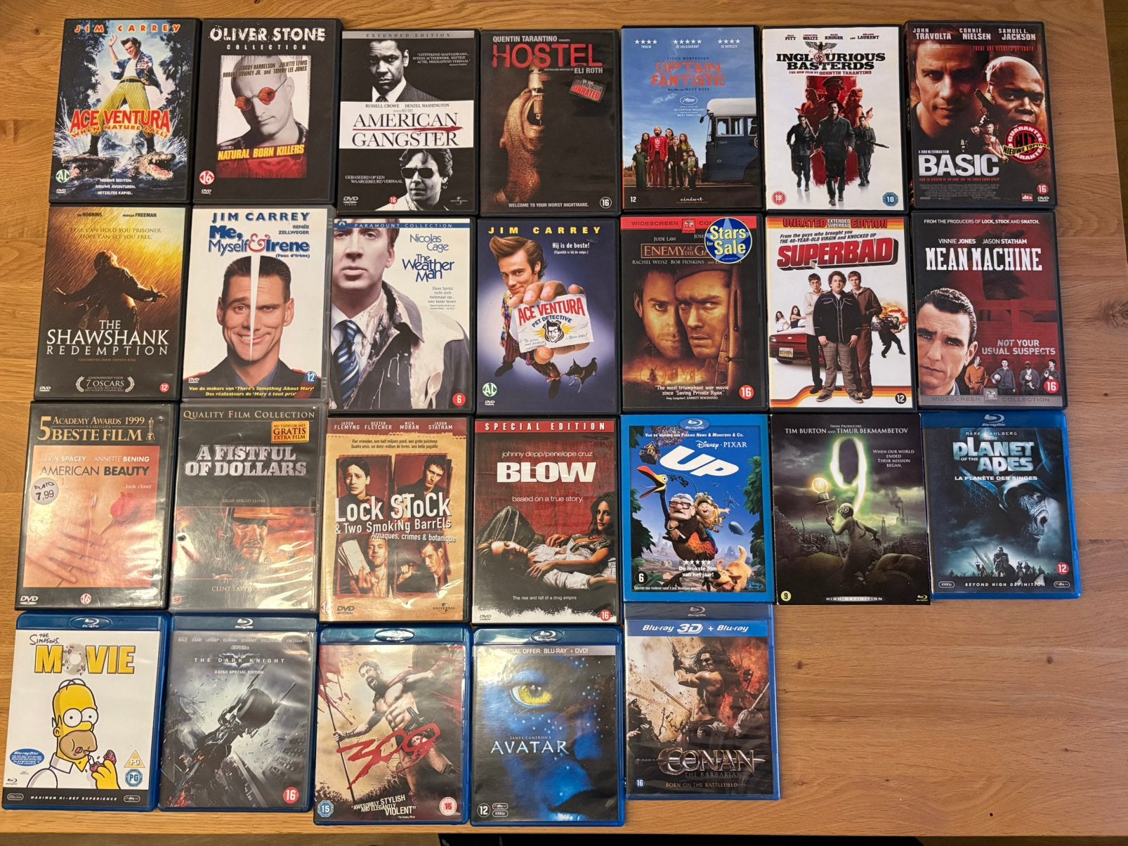 Grote DVD & Blu-ray bundel – 26 films, Alle leeftijden, Ophalen, Gebruikt