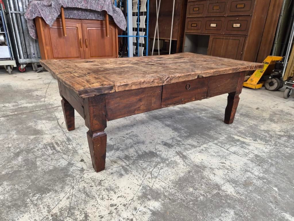 Robuuste salontafel, Ophalen, 100 tot 150 cm, 50 tot 100 cm, Minder dan 50 cm