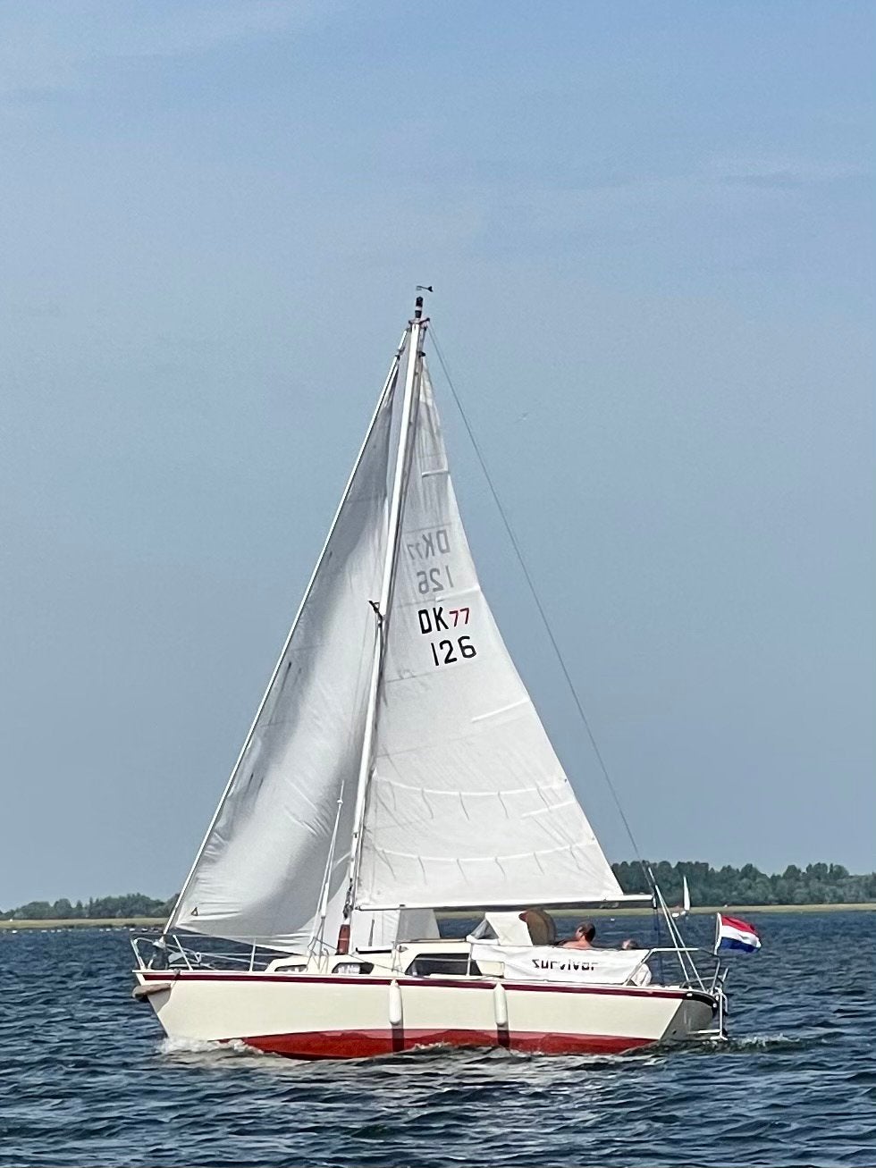 Domp 770 zeilboot (1978) –compleet uitgerust met dieselmotor, Ophalen, Overige merken, Gebruikt, Binnenboordmotor