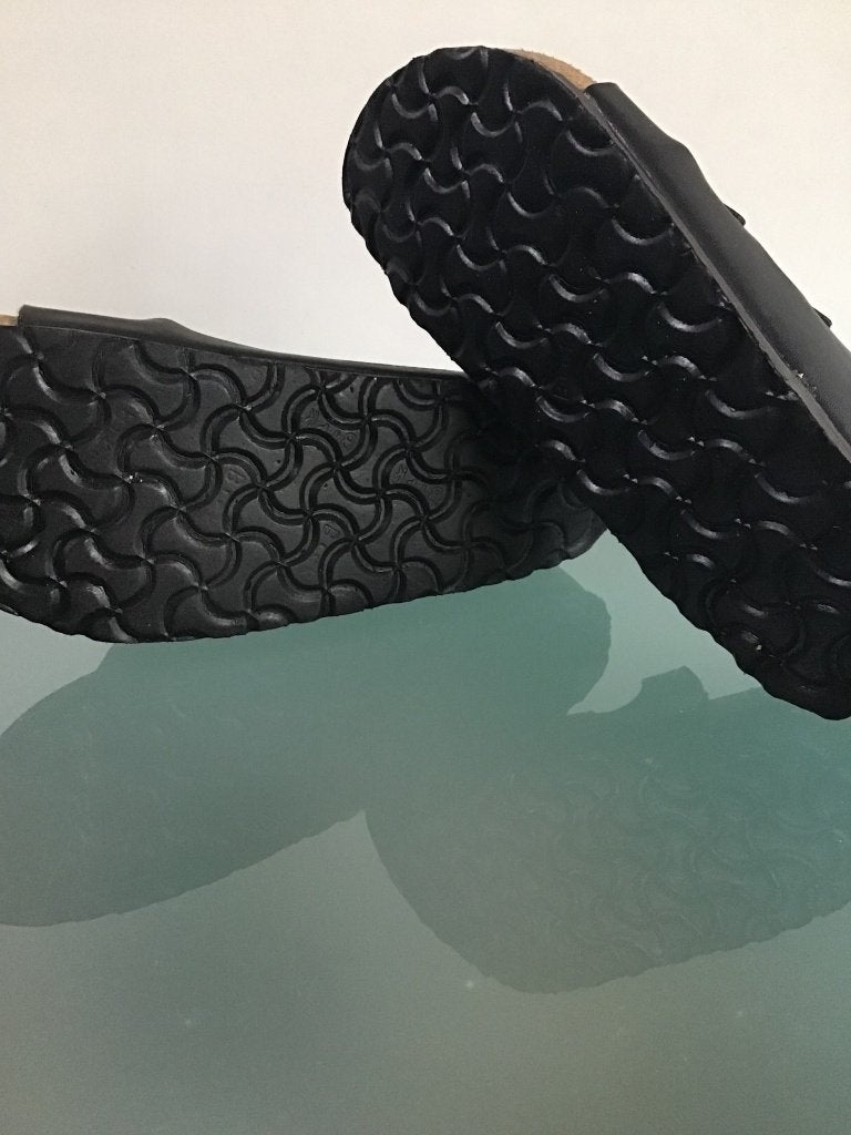 Birkenstock Florida 37 | Zwart | Gratis verzenden, Slippers, Verzenden, Zwart, Zo goed als nieuw