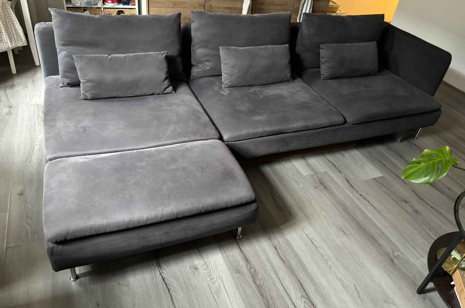 SÖDERHAMN sofa with chaise longue, and open end Fridtuna, Huis en Inrichting, Ophalen, Zo goed als nieuw