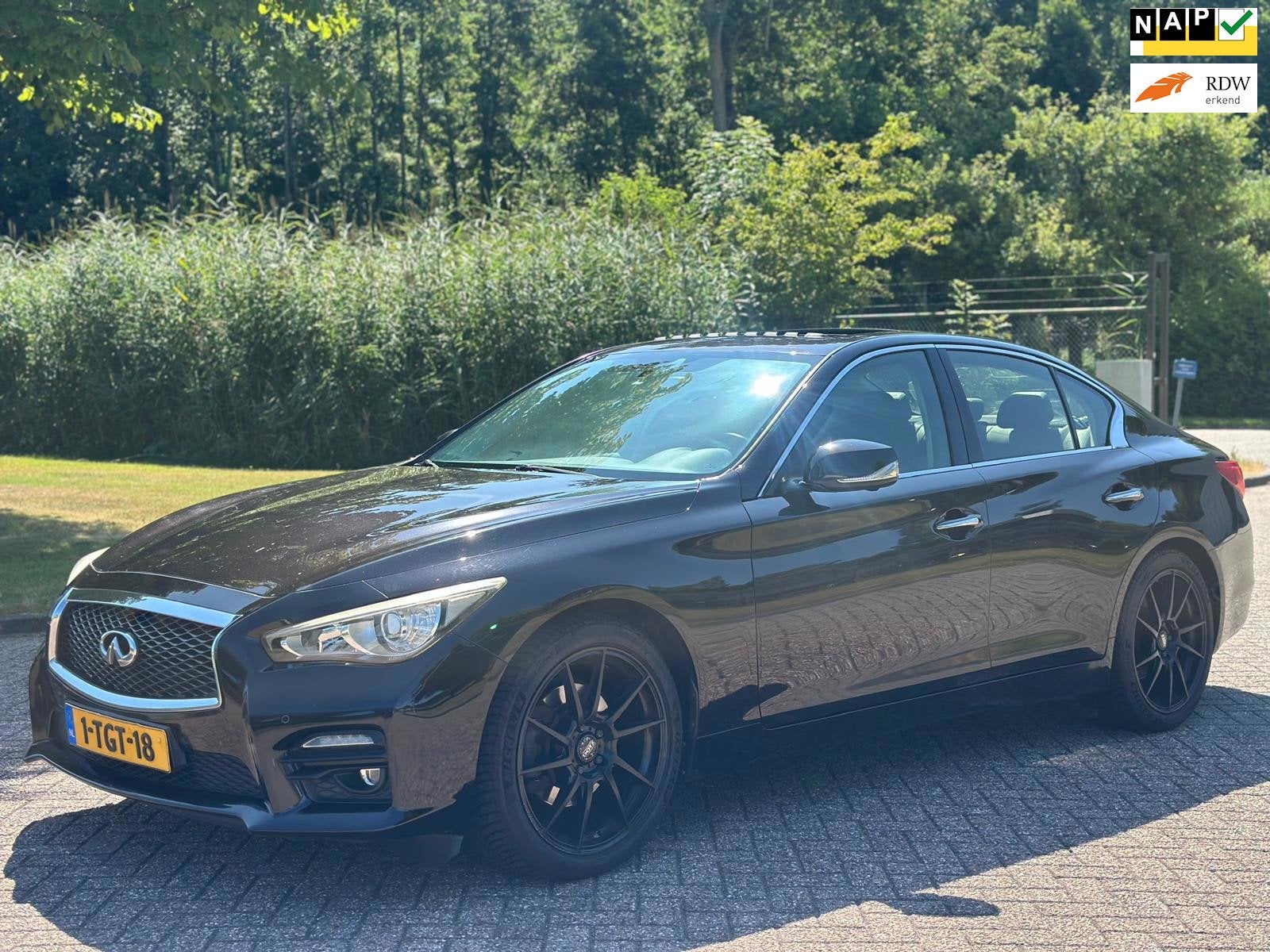Infiniti Q50 2.2d Sport/AUTOMAAT/AIRCO/ELEK STOELEN/KEYLESS/, Automaat, Euro 5, Achterwielaandrijving, Gebruikt