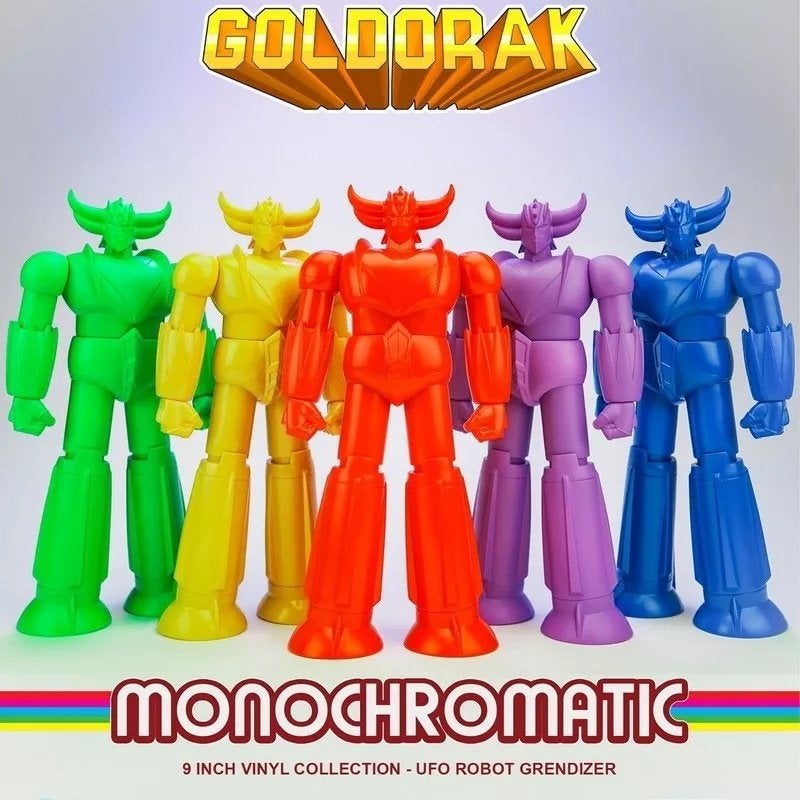 UFO Robot Grendizer Pack of 5 Figure Monochromic, Ophalen of Verzenden, Nieuw, Overige typen