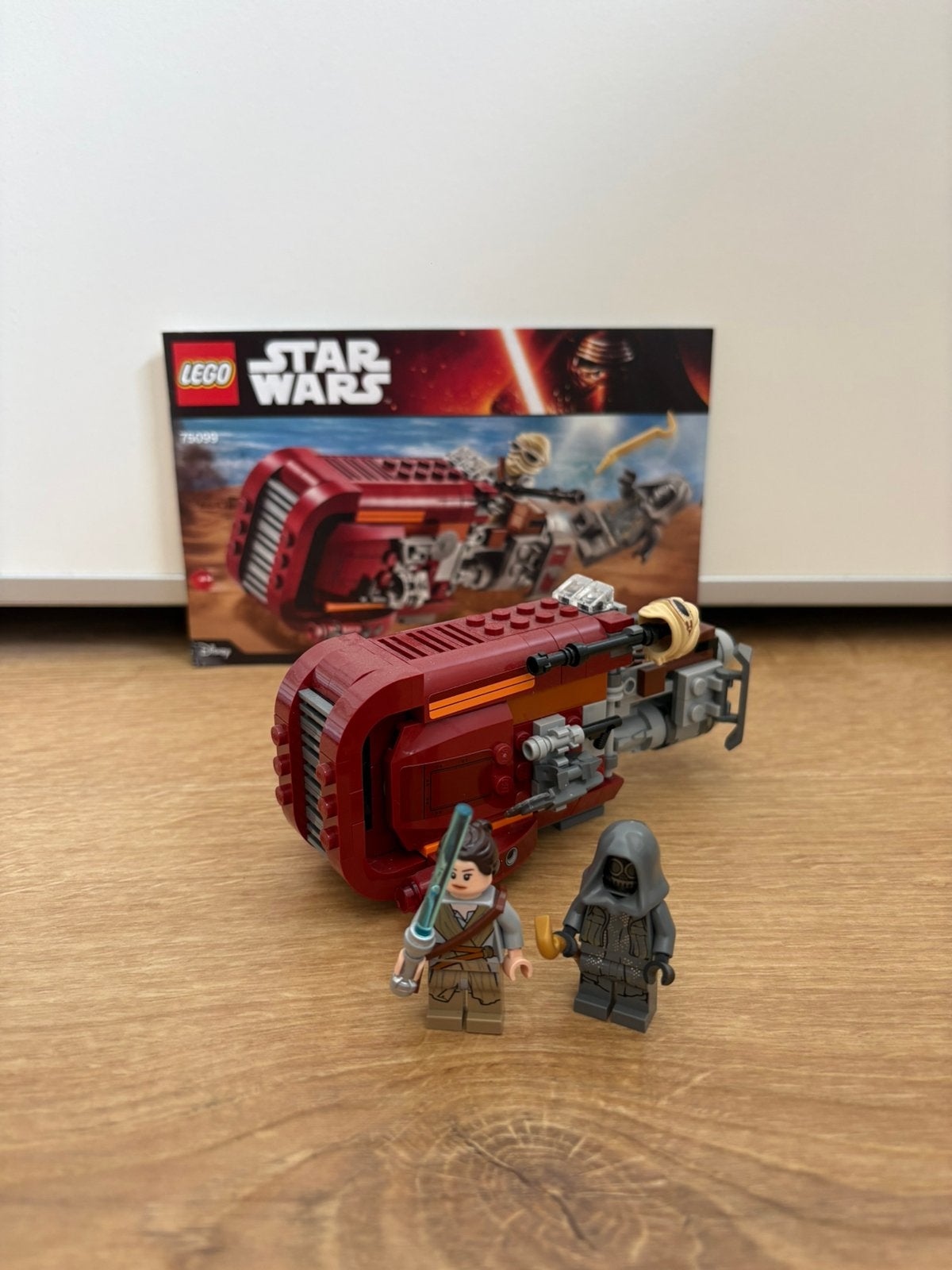 75099 LEGO Star Wars Rey's Speeder, Gebruikt, Star Wars, Lego, Ophalen of Verzenden