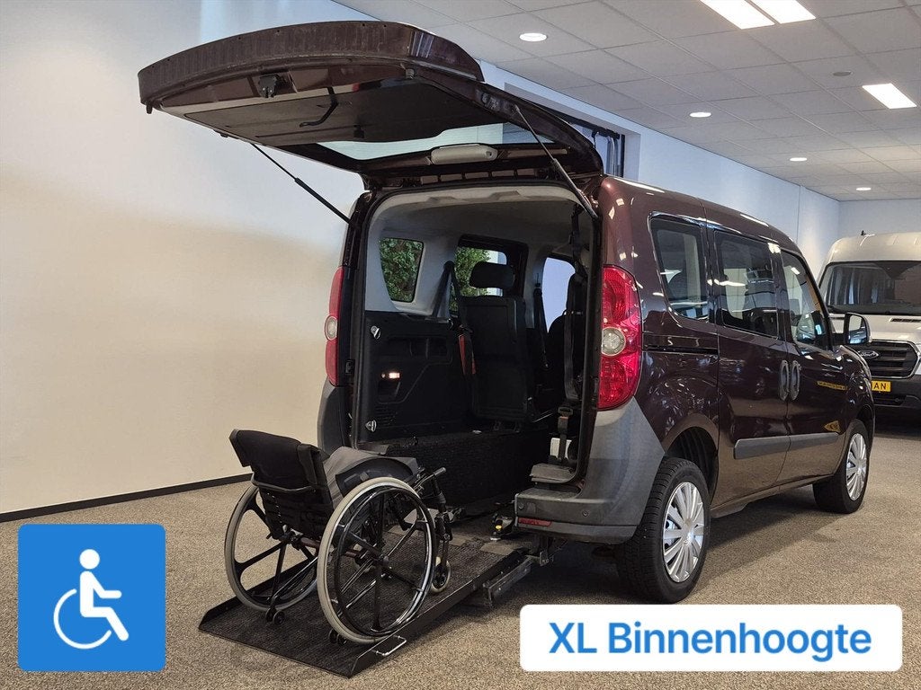 Fiat Doblo Rolstoelauto XXL-Ombouw 160cm 3+1, Auto's, Fiat, Voorwielaandrijving, Stof, Gebruikt, 14 km/l