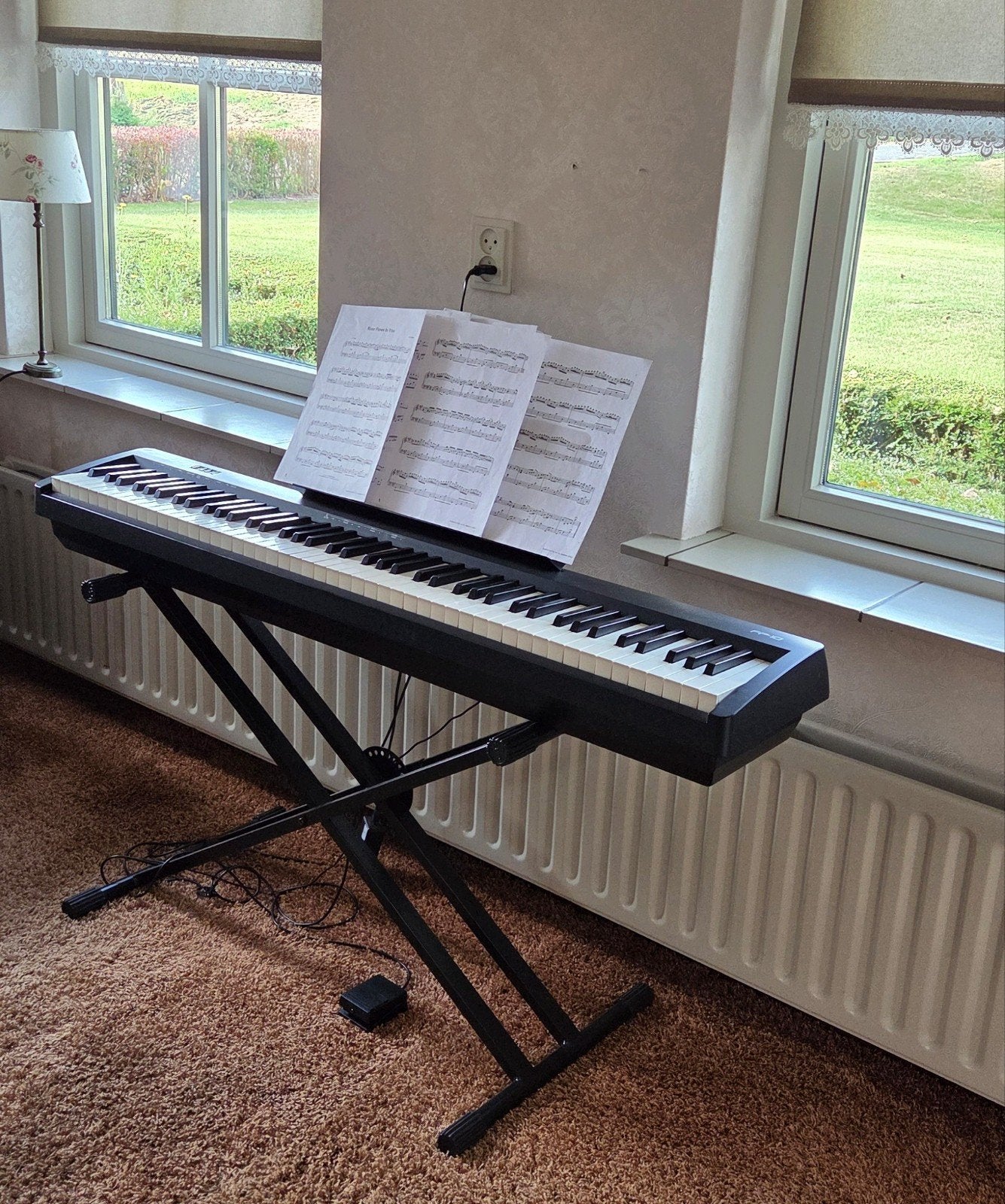 elektrische piano Roland fp-10 met standaard pedaal en kruk, Ophalen, 88 toetsen, Roland, Zo goed als nieuw