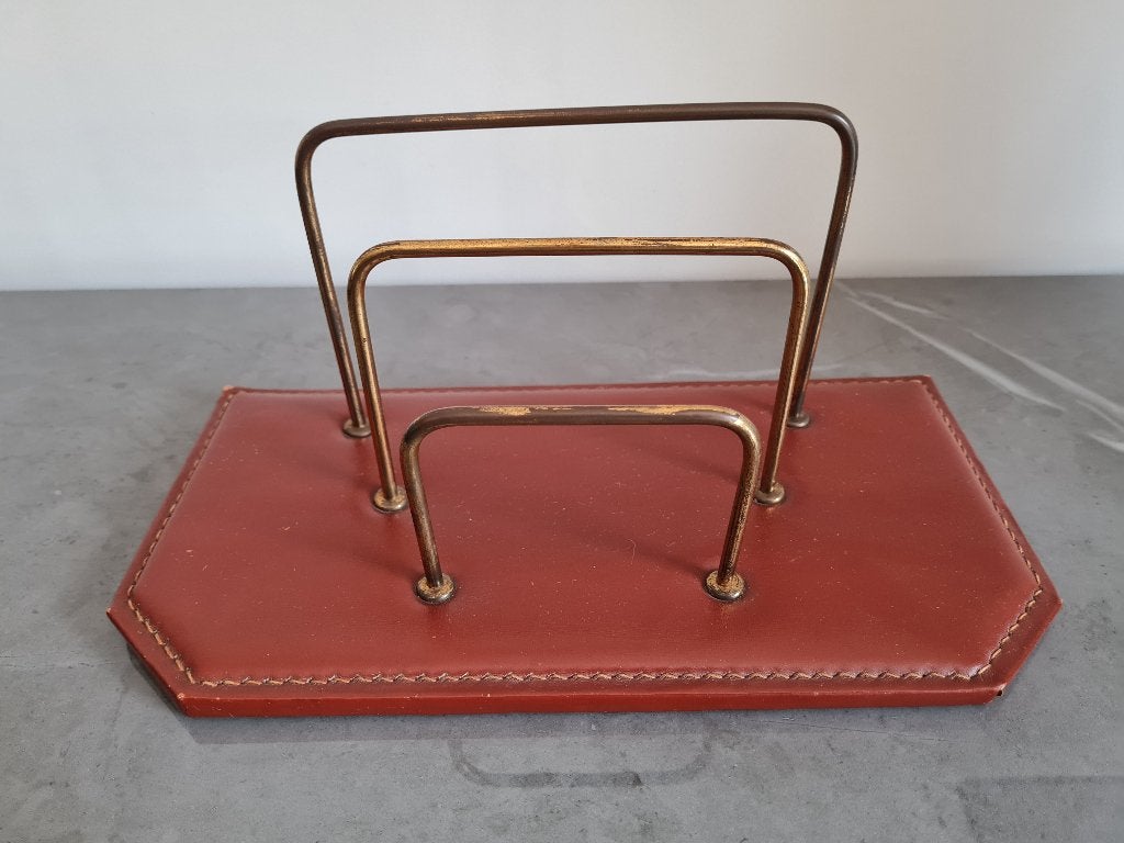 Vintage brievenhouder, brievenstandaard '60's, Ophalen of Verzenden, Huis en Inrichting