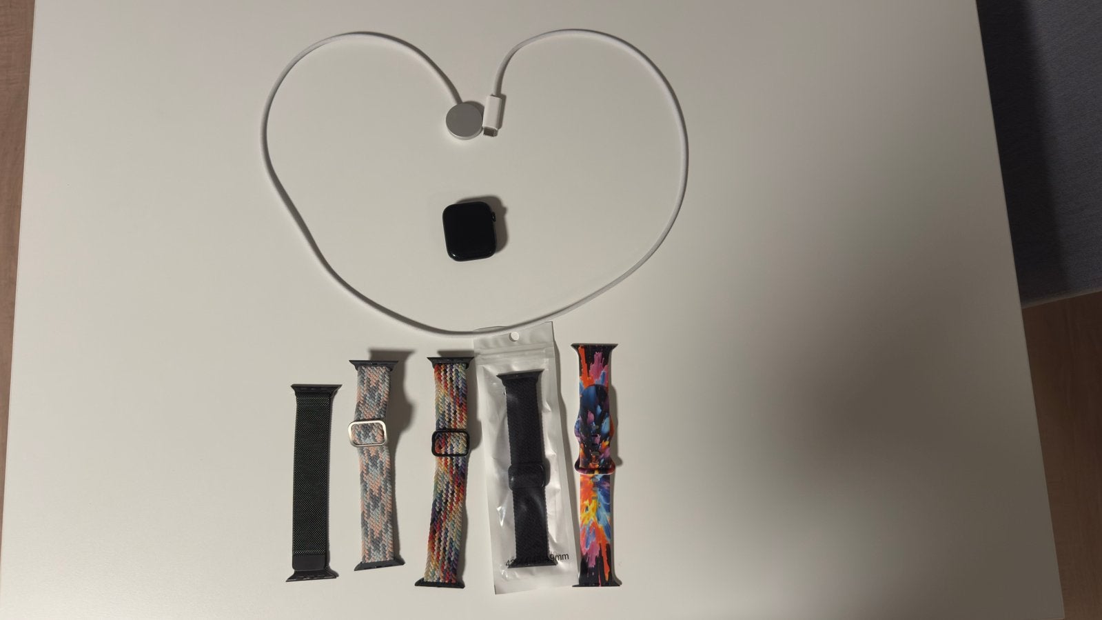 Apple Watch Series 9 - 45 mm GPS + Cellular, Zwart, IOS, Ophalen of Verzenden, Zo goed als nieuw