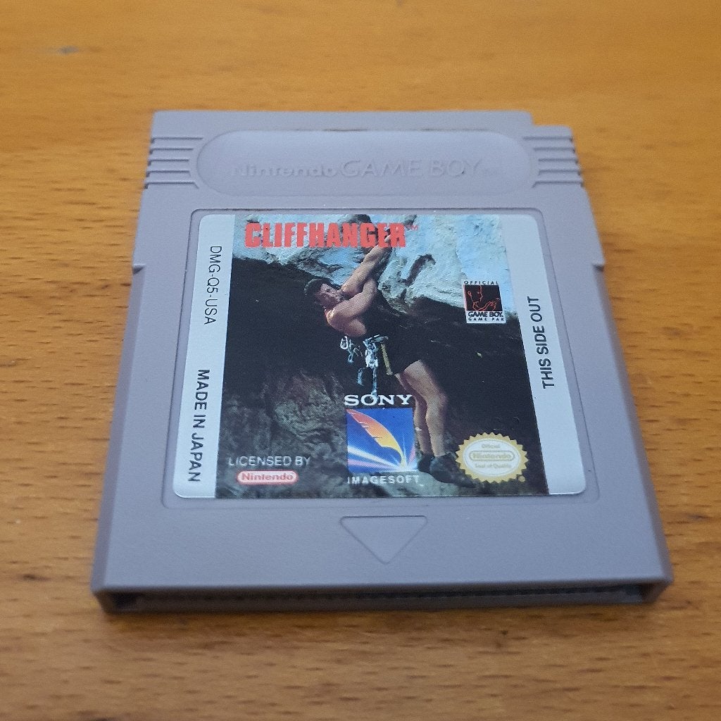 ZELDZAAM | GAMEBOY | Cliffhanger RAMBO / Sylvester Stallone, Spelcomputers en Games, Games | Nintendo Game Boy, Avontuur en Actie