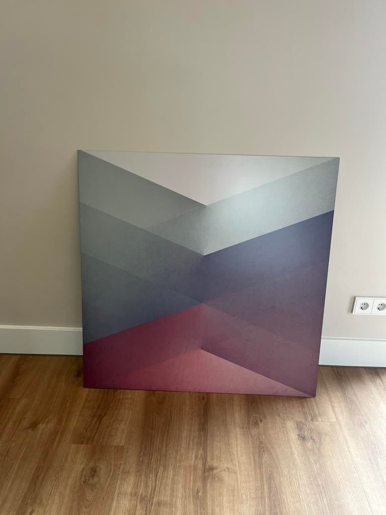 Schilderij gedrukt op aluminium, Ophalen
