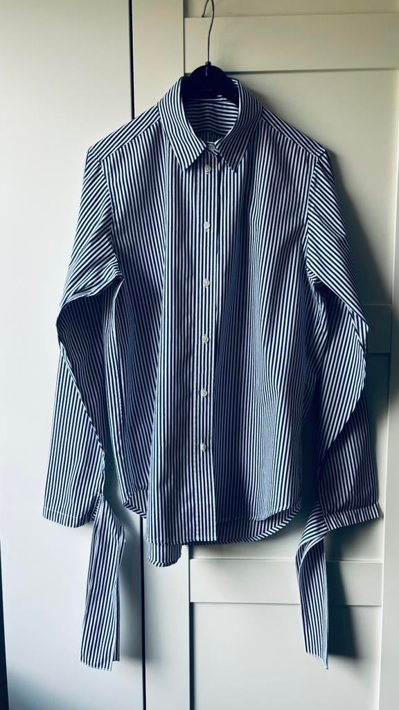 Joseph bloes klassieke model wit/donker blauw maat 34/36 NL, Kleding | Dames, Verzenden, Zo goed als nieuw, Maat 36 (S), Blauw