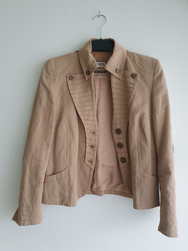 militair Jasje, Maat 38/40 (M), Beige, Ophalen of Verzenden, Jasje