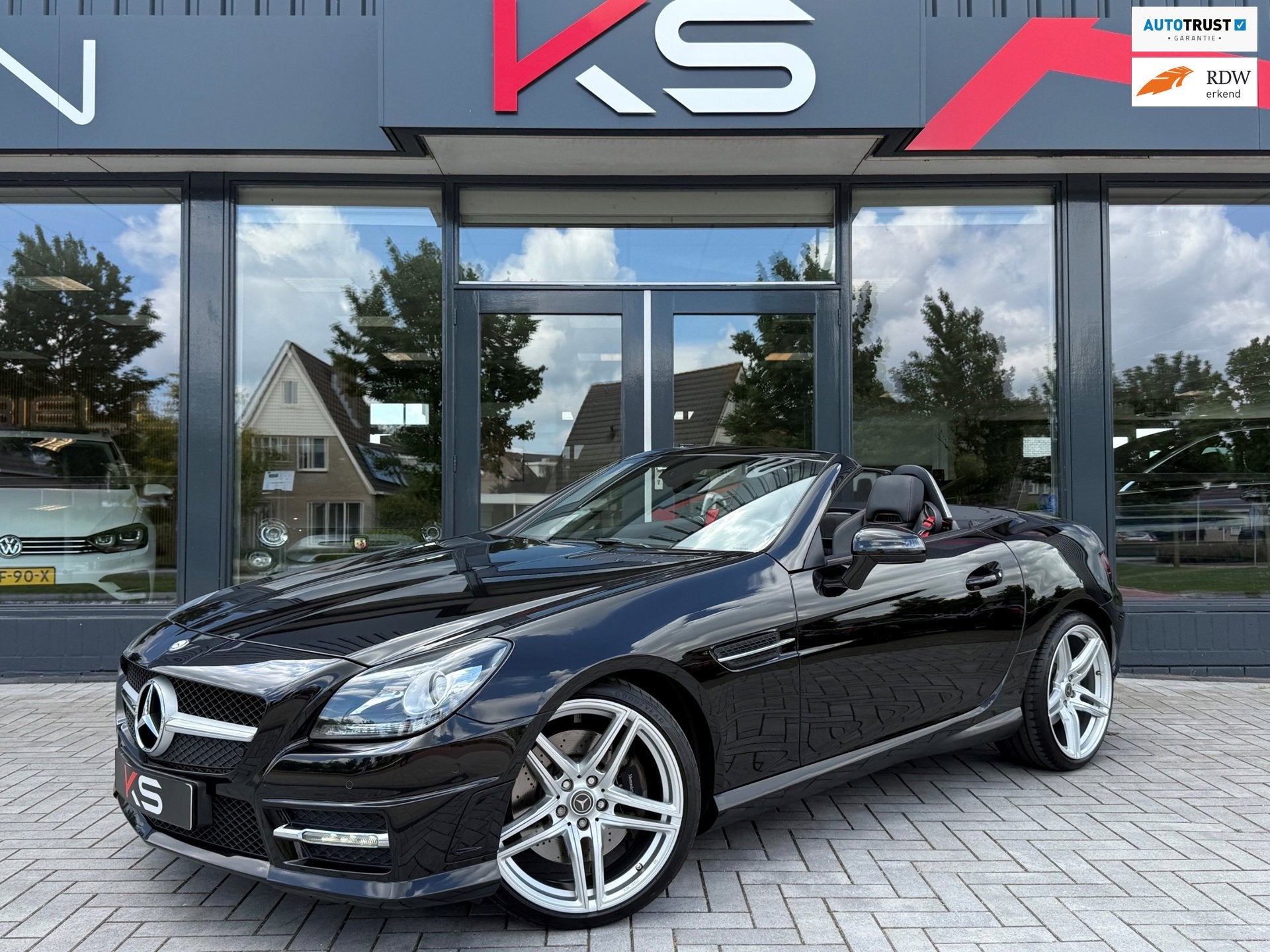 Mercedes-Benz SLK-klasse 200 AMG Pano Leder, Auto's, Automaat, Achterwielaandrijving, Gebruikt, 4 cilinders