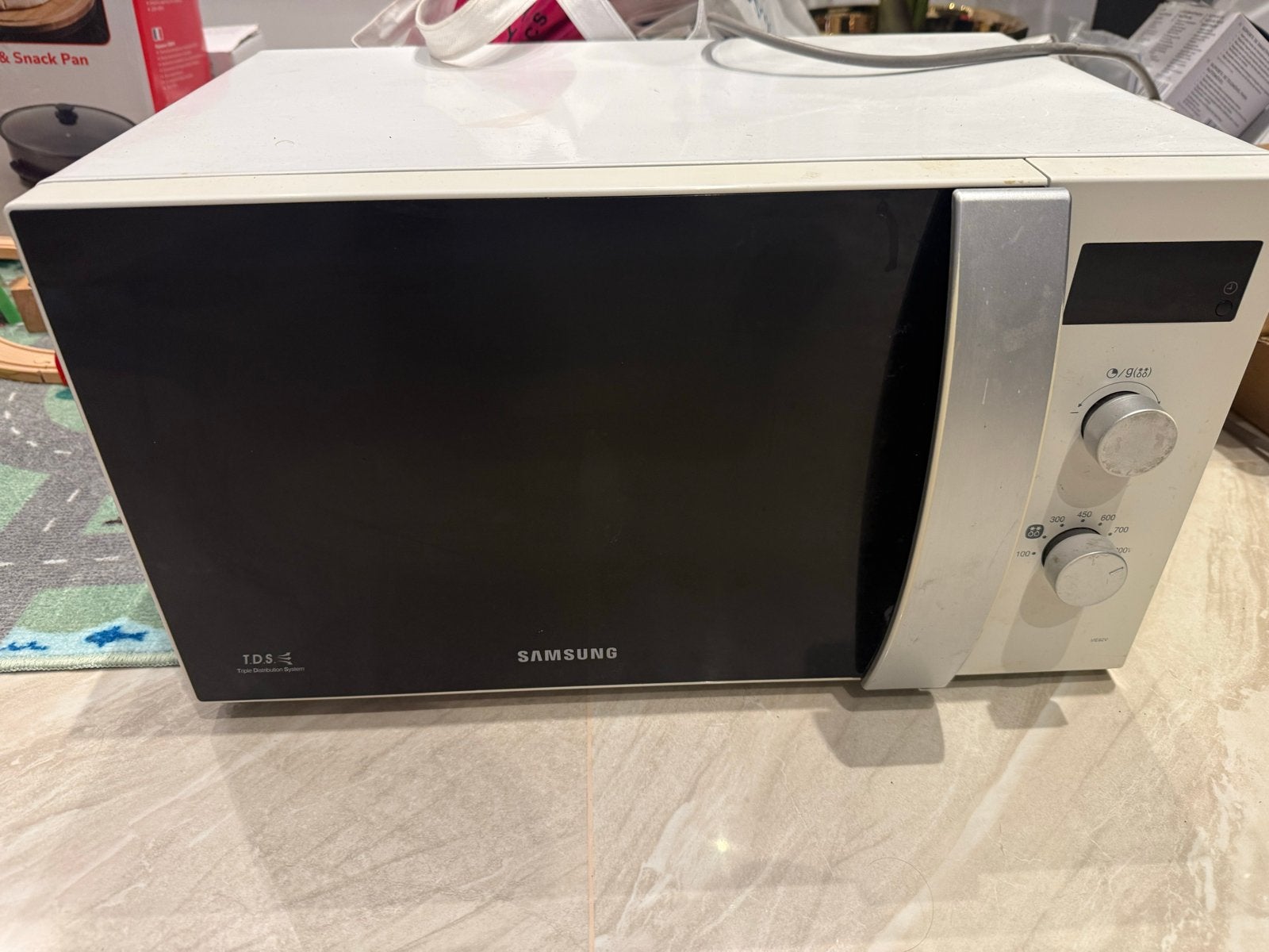 Samsung Magnetron - Wit - Gebruikt, Gebruikt, Ophalen of Verzenden, Magnetron, Draaiplateau